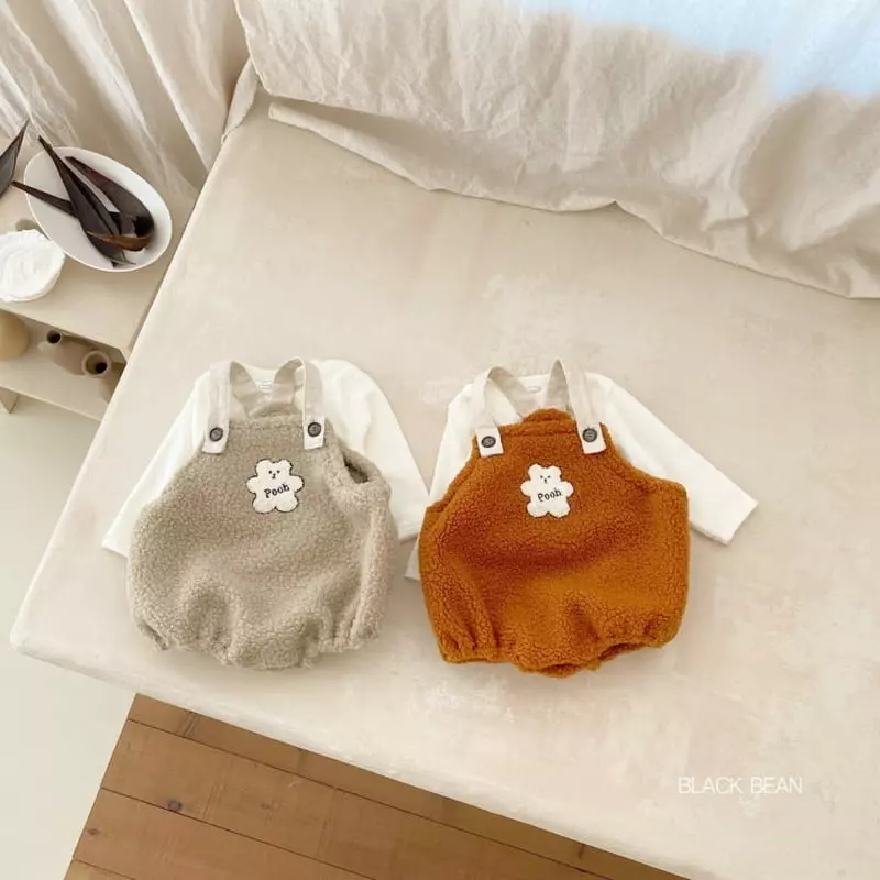 Black Bean - Korean Baby Fashion - #babyootd - Pooh Bebe Top Bottom Set - 8