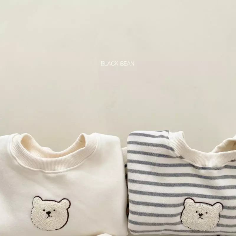 Black Bean - Korean Baby Fashion - #babyoutfit - Cocoa Fleece Bebe Top Bottom Set - 4