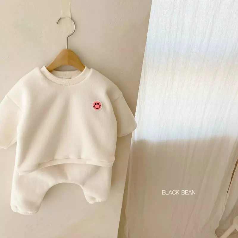 Black Bean - Korean Baby Fashion - #onlinebabyshop - Mochi Fleece Bebe Top Bottom Set - 10