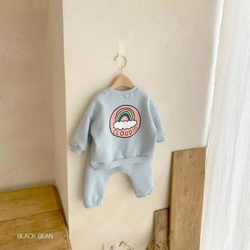 Black Bean - Korean Baby Fashion - #onlinebabyshop - Cloud Fleece Bebe Top Bottom Set - 8