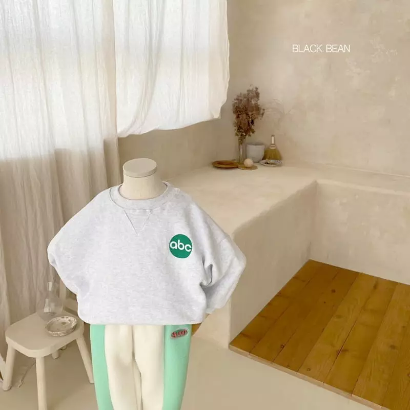 Black Bean - Korean Children Fashion - #childofig - ABC Sweatshirt - 2