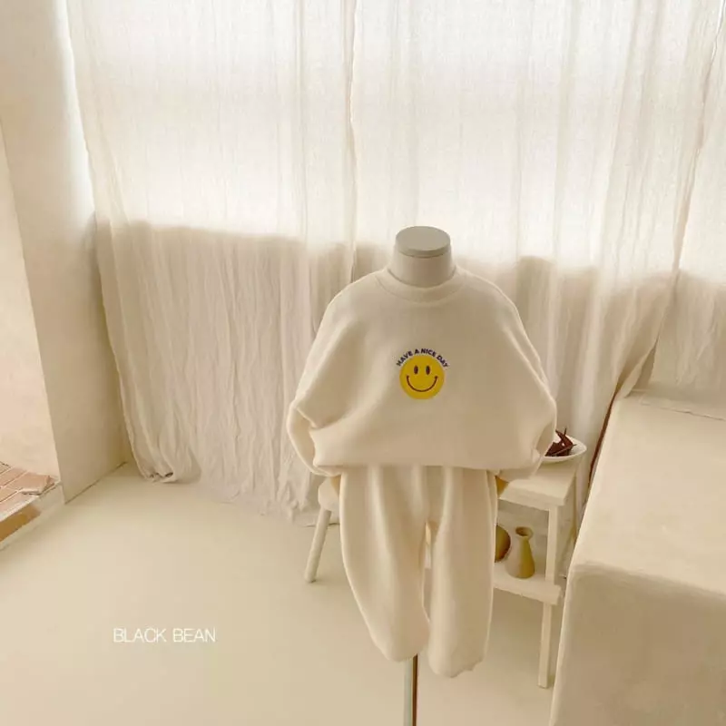 Black Bean - Korean Children Fashion - #childofig - Joa Fleece Top Bottom Set - 11