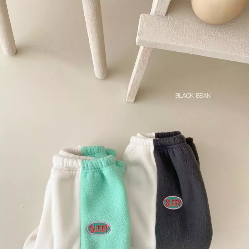 Black Bean - Korean Children Fashion - #childofig - Double Fleece Pants - 7