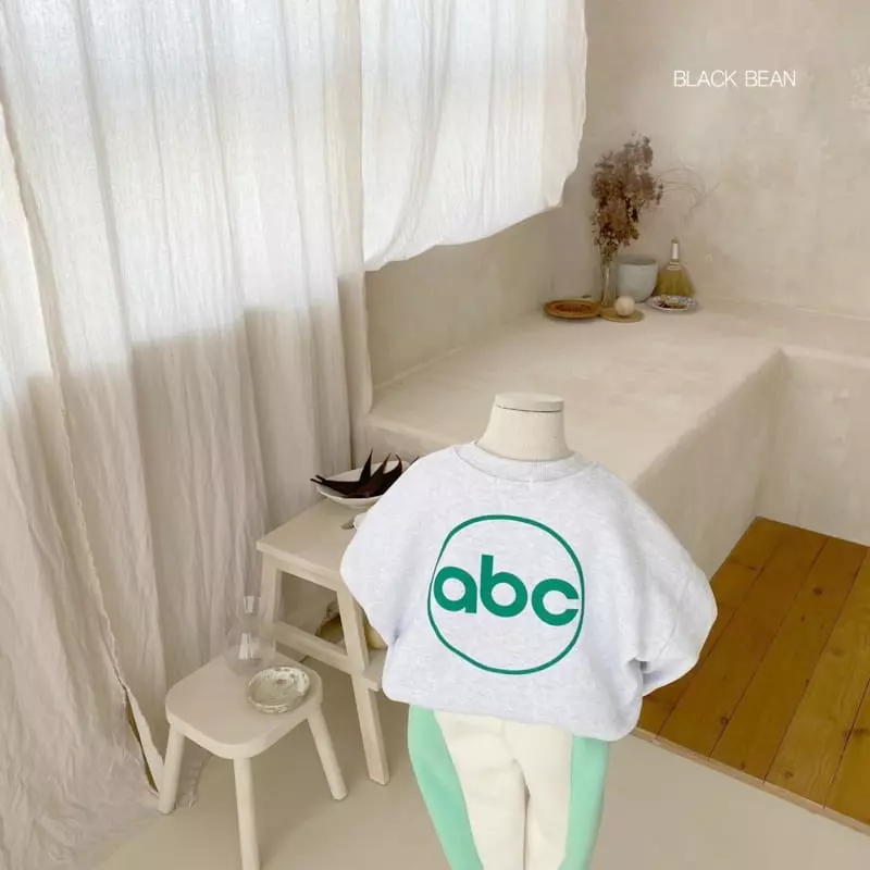 Black Bean - Korean Children Fashion - #childofig - ABC Sweatshirt - 4