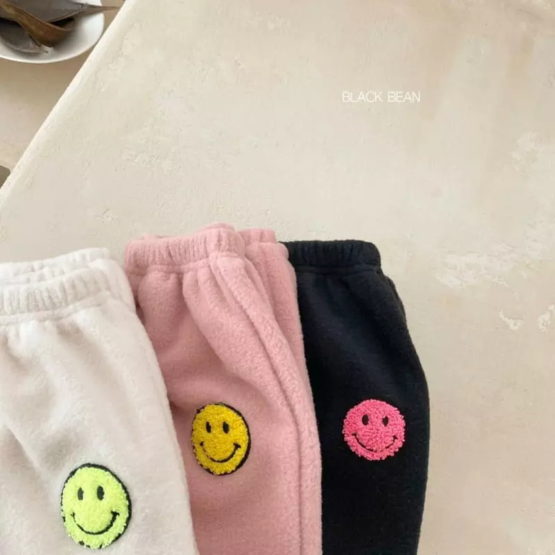 Black Bean - Korean Children Fashion - #designkidswear - Color Fleece Pants - 8