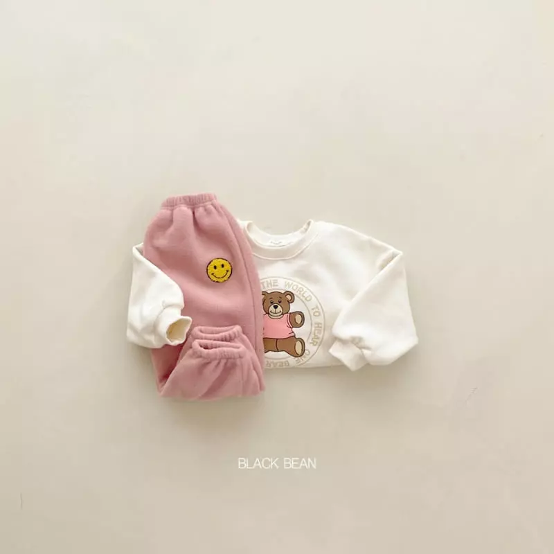 Black Bean - Korean Children Fashion - #discoveringself - Color Fleece Pants - 9