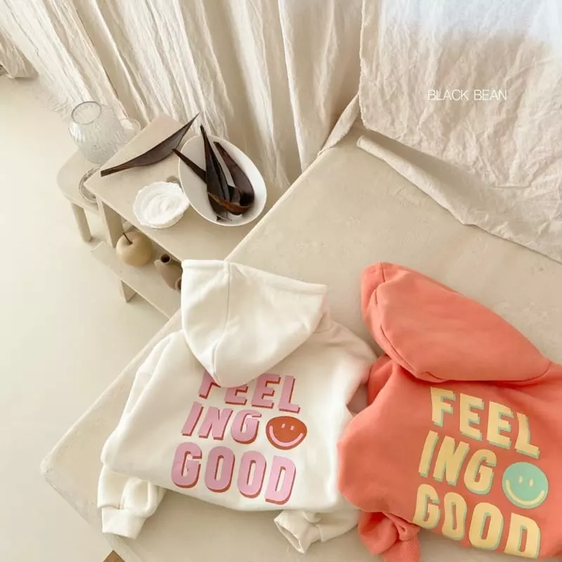 Black Bean - Korean Children Fashion - #kidzfashiontrend - Feeling Fleece Hoody - 6