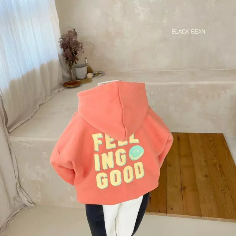 Black Bean - Korean Children Fashion - #littlefashionista - Feeling Fleece Hoody - 8