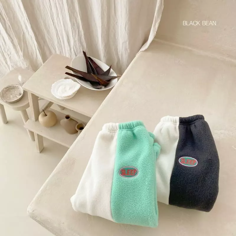 Black Bean - Korean Children Fashion - #minifashionista - Double Fleece Pants - 2
