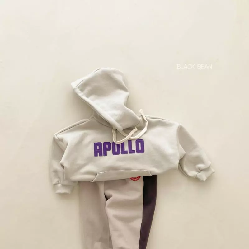 Black Bean - Korean Children Fashion - #prettylittlegirls - Apolo Fleece Hoody - 5
