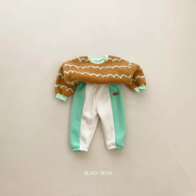 Black Bean - Korean Children Fashion - #prettylittlegirls - Double Fleece Pants - 3