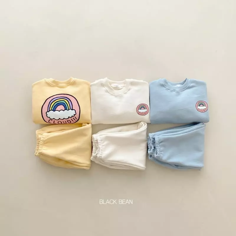 Black Bean - Korean Children Fashion - #todddlerfashion - Cloude Top Bottom Set - 7