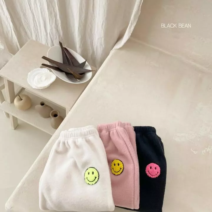 Black Bean - Korean Children Fashion - #todddlerfashion - Color Fleece Pants - 4