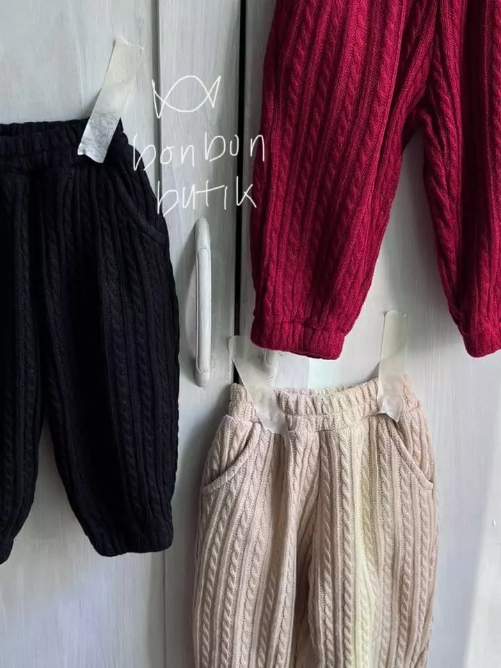 Bon Bon Butik - Korean Children Fashion - #childrensboutique - Knit Pants