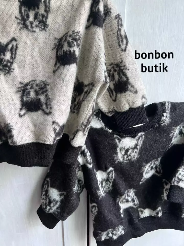 Bon Bon Butik - Korean Children Fashion - #kidsshorts - Kitty Knit Tee - 5