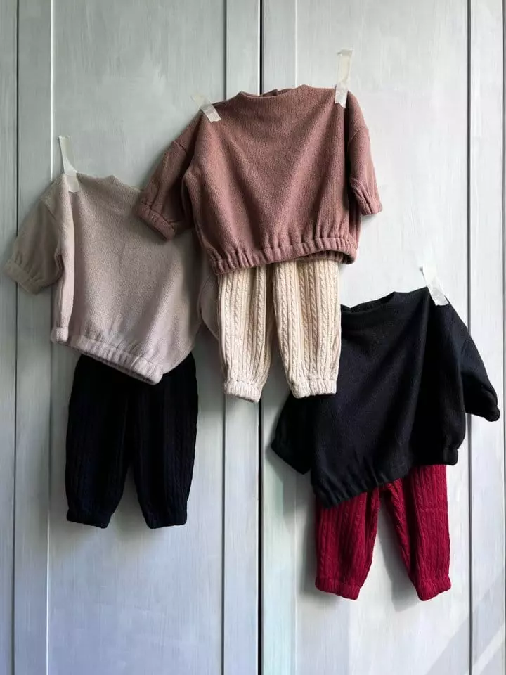 Bon Bon Butik - Korean Children Fashion - #kidsshorts - Knit Pants - 5