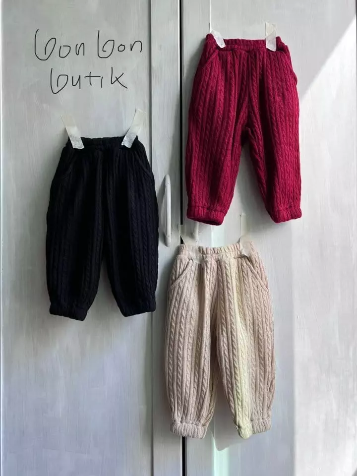 Bon Bon Butik - Korean Children Fashion - #kidsstore - Knit Pants - 6