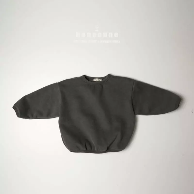 Boneoune - Korean Children Fashion - #Kfashion4kids - Peach Mong Fleece Piping Tee - 8