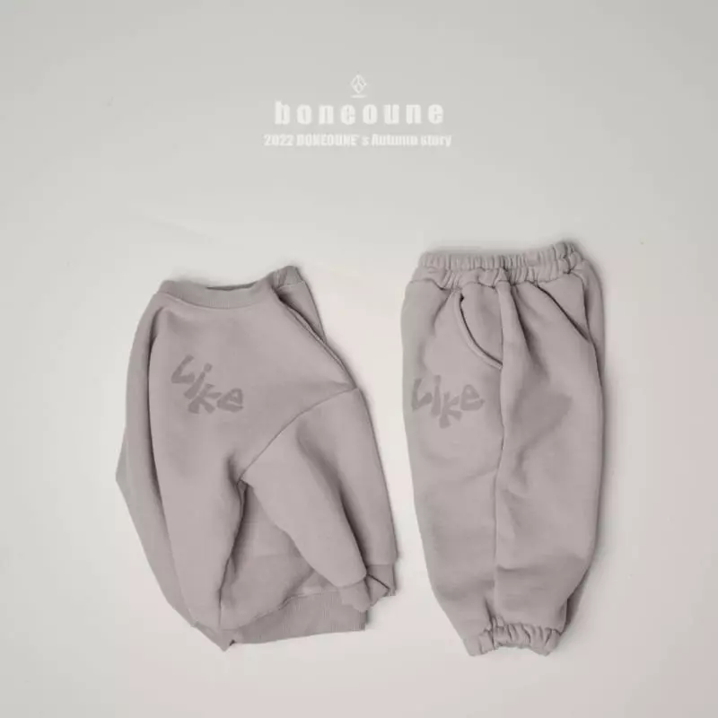 Boneoune - Korean Children Fashion - #Kfashion4kids - Mono Like Sweatshirt - 2