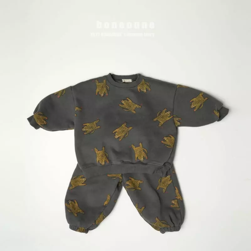 Boneoune - Korean Children Fashion - #childrensboutique - Tiger Sweatshirt - 4