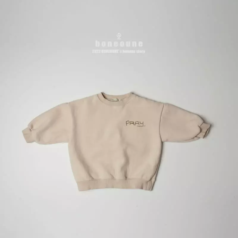 Boneoune - Korean Children Fashion - #designkidswear - Logo Sweatshirt - 6