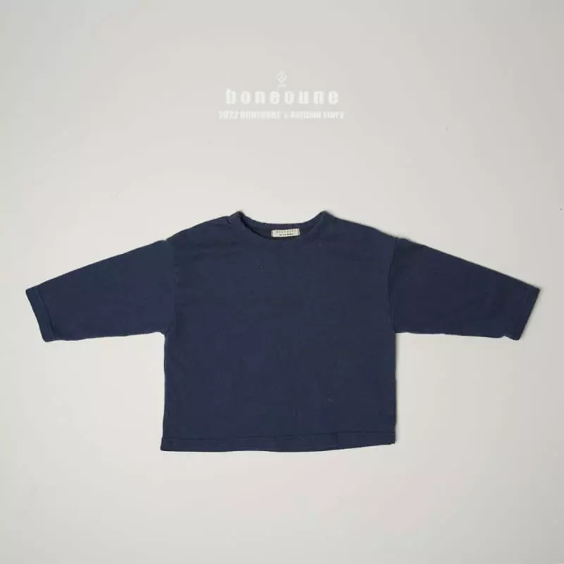 Boneoune - Korean Children Fashion - #childrensboutique - Peach Bone Tee - 4