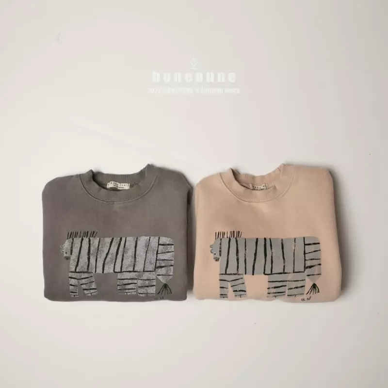 Boneoune - Korean Children Fashion - #discoveringself - Zebra Sweatshirt - 6