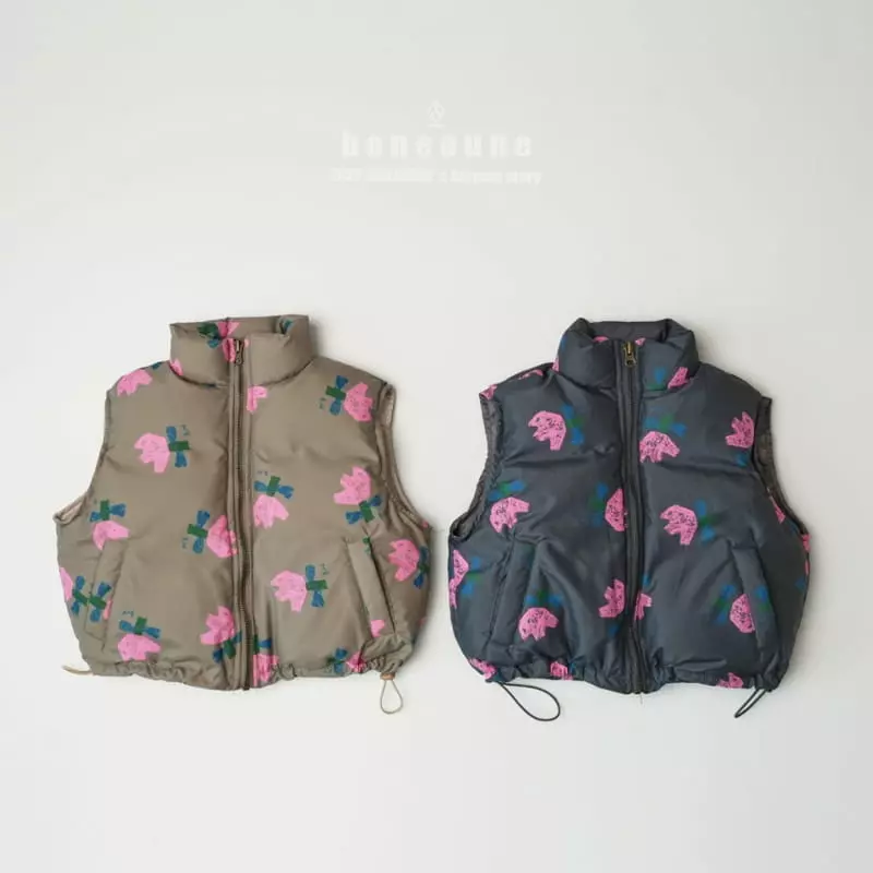 Boneoune - Korean Children Fashion - #discoveringself - Rosa Vest - 2
