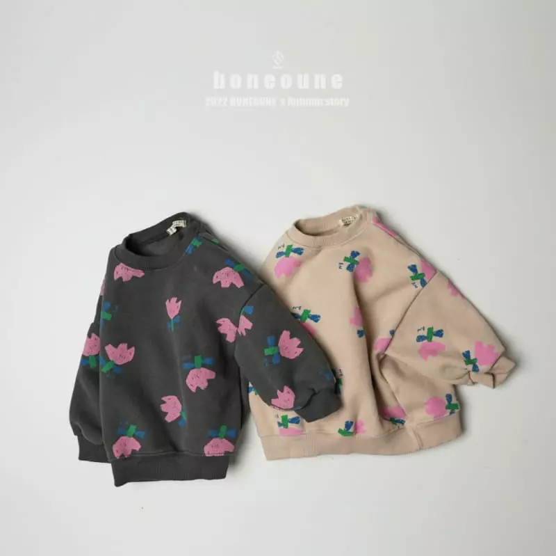 Boneoune - Korean Children Fashion - #kidsshorts - Rosa Fleece Sweatshirt