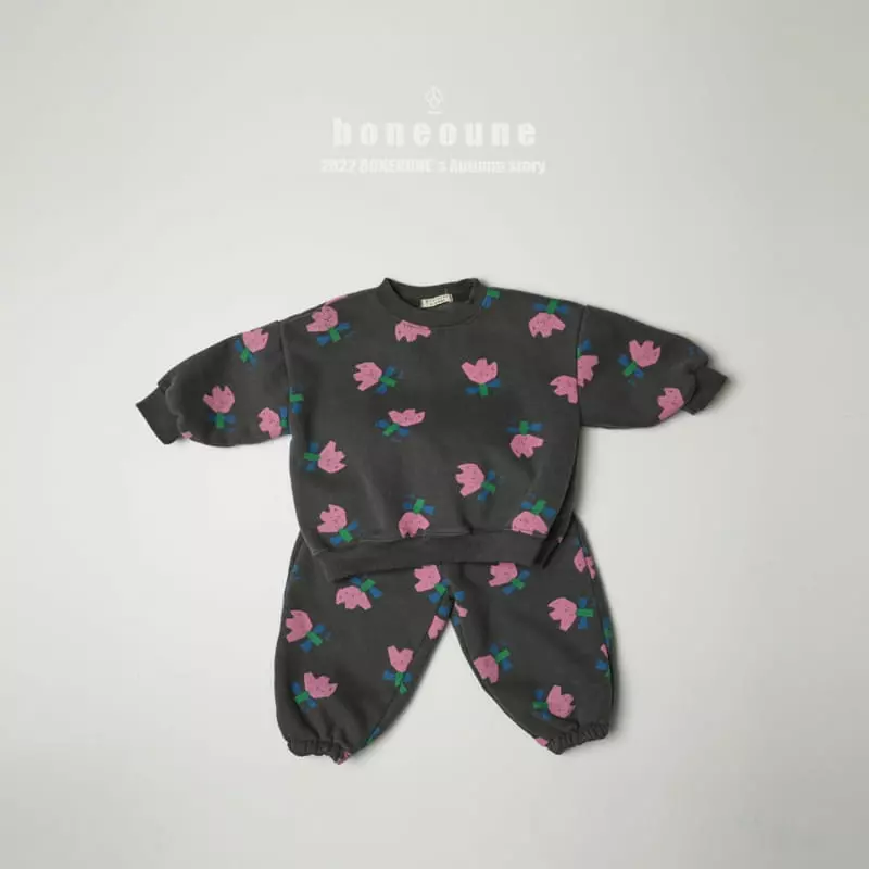 Boneoune - Korean Children Fashion - #kidsstore - Rosa Fleece Sweatshirt - 2