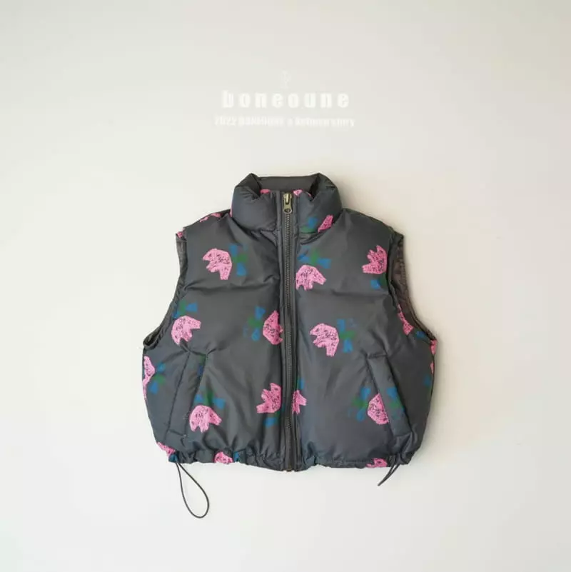 Boneoune - Korean Children Fashion - #kidsstore - Rosa Vest - 5