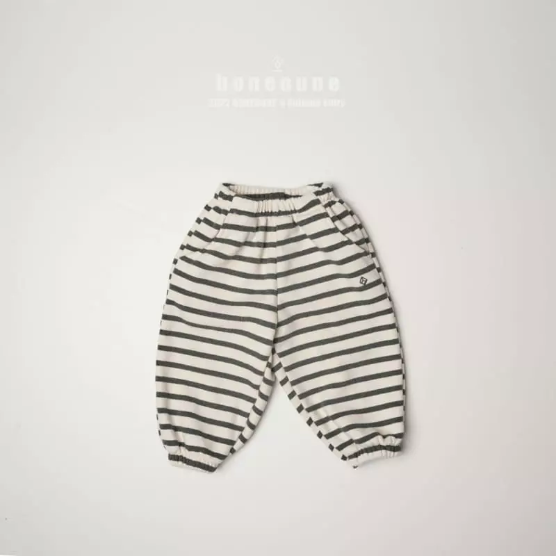 Boneoune - Korean Children Fashion - #magicofchildhood - Warm Stripes Pants - 7