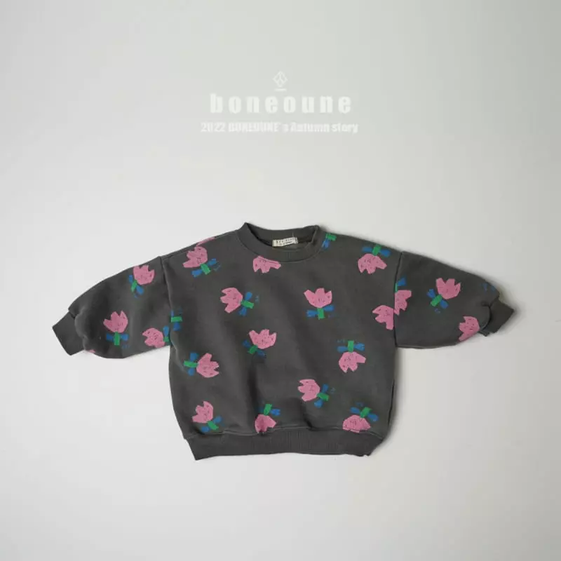 Boneoune - Korean Children Fashion - #magicofchildhood - Rosa Fleece Sweatshirt - 6