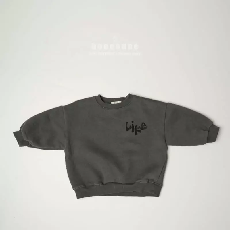 Boneoune - Korean Children Fashion - #littlefashionista - Mono Like Sweatshirt - 4
