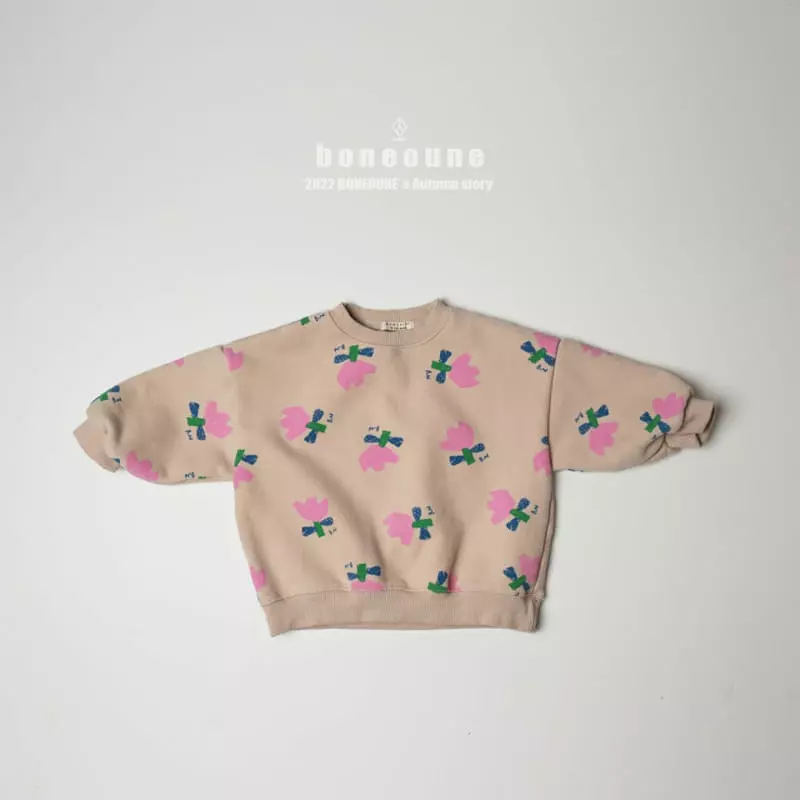 Boneoune - Korean Children Fashion - #minifashionista - Rosa Fleece Sweatshirt - 7