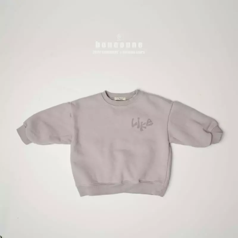 Boneoune - Korean Children Fashion - #minifashionista - Mono Like Sweatshirt - 5