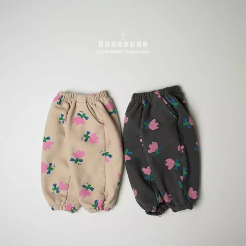 Boneoune - Korean Children Fashion - #todddlerfashion - Collar Rosa Pants - 8