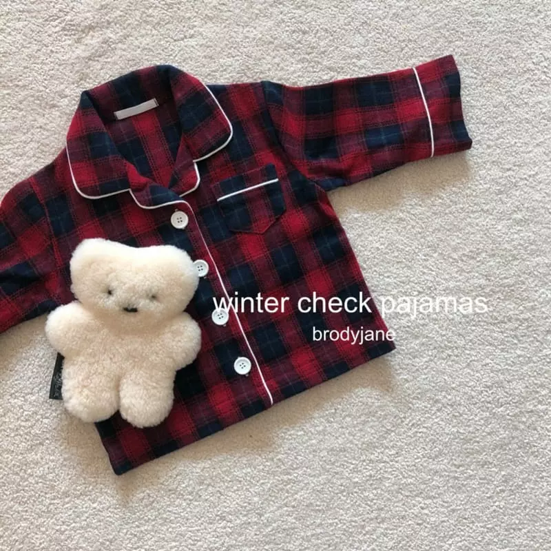 Brody Jane - Korean Children Fashion - #childrensboutique - Mosic Check Pajama - 10