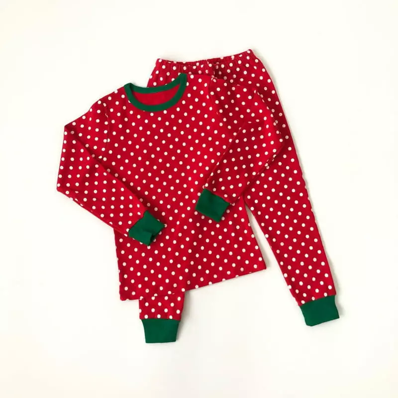 Brody Jane - Korean Children Fashion - #childrensboutique - Christmas Dot Set Easywear - 8