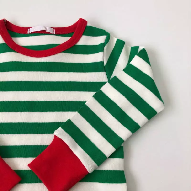Brody Jane - Korean Children Fashion - #discoveringself - Christmas Stripes Set Easywear - 11