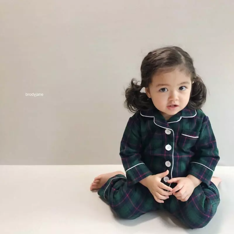 Brody Jane - Korean Children Fashion - #littlefashionista - Mosic Check Pajama - 2