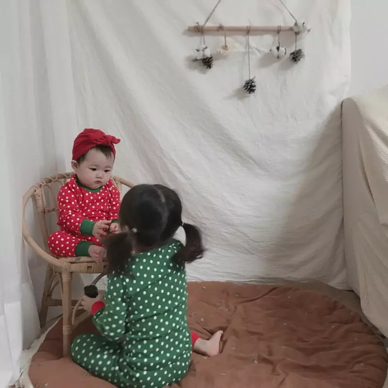 Brody Jane - Korean Children Fashion - #magicofchildhood - Christmas Dot Set Easywear