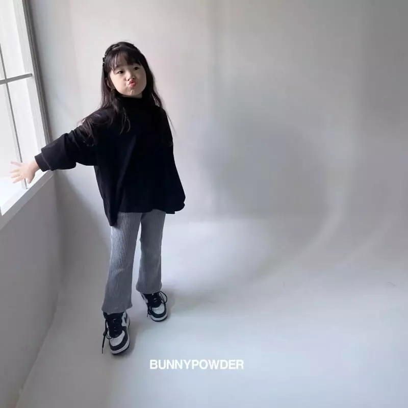Bunny Powder - Korean Children Fashion - #kidzfashiontrend - Cemi Turtleneck Tee - 4