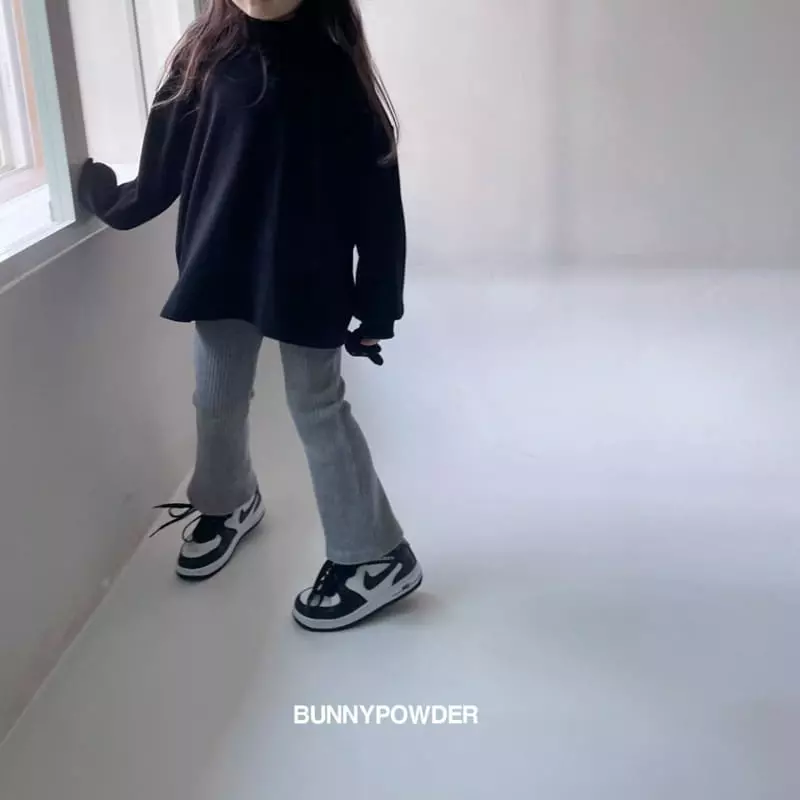 Bunny Powder - Korean Children Fashion - #kidsshorts - Cemi Turtleneck Tee