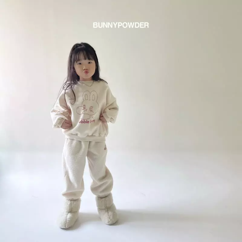 Bunny Powder - Korean Children Fashion - #kidsshorts - Bubble Bunny Sweatshirt - 9