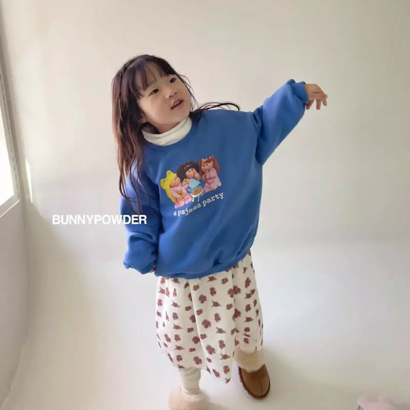Bunny Powder - Korean Children Fashion - #kidsshorts - Party Sweatshirt with Mom - 3