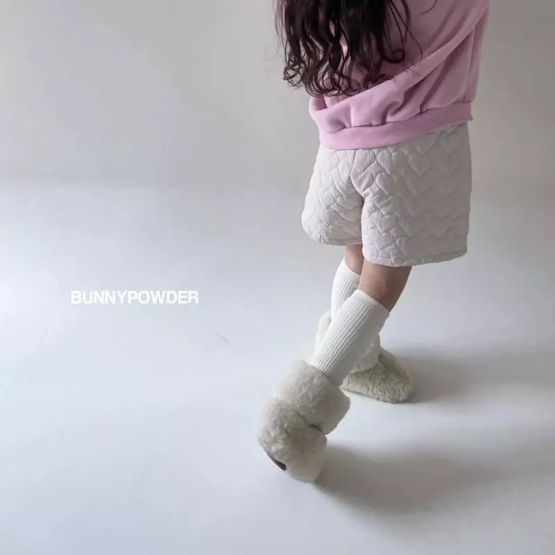 Bunny Powder - Korean Children Fashion - #littlefashionista - Heart Padding Half Pants - 3