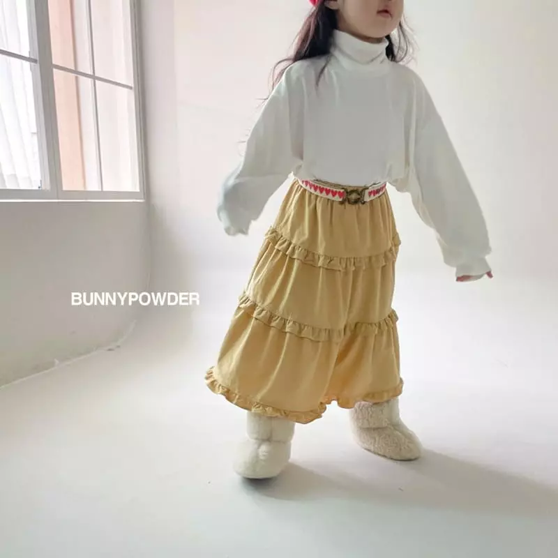 Bunny Powder - Korean Children Fashion - #prettylittlegirls - Cemi Turtleneck Tee - 8