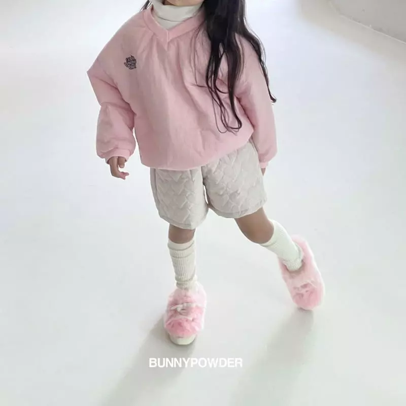 Bunny Powder - Korean Children Fashion - #todddlerfashion - Heart Padding Half Pants - 7