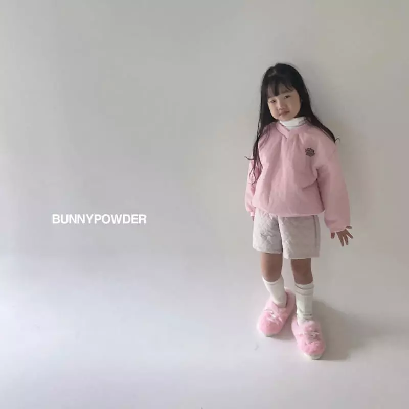 Bunny Powder - Korean Children Fashion - #toddlerclothing - Heart Padding Half Pants - 8